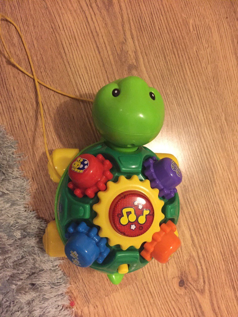 vtech turtle pull and play